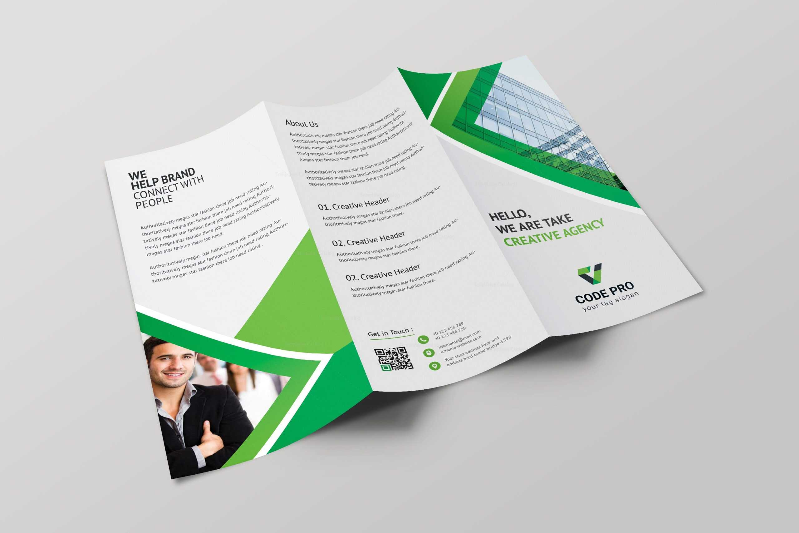 Prague Professional Tri-fold Brochure Design Template - Graphic With Good Brochure Templates Prague Professional Tri-fold Brochure Design Template - Graphic With Good Brochure Templates