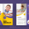 Premium PSD  Back To School Education Admission Trifold Brochure  With Tri Fold School Brochure Template