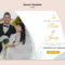 Premium PSD  Horizontal Banner Template For Wedding Ceremony With  Regarding Bride To Be Banner Template