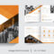Premium Vector  10 Page Creative Modern Corporate Square Trifold  For 6 Panel Brochure Template