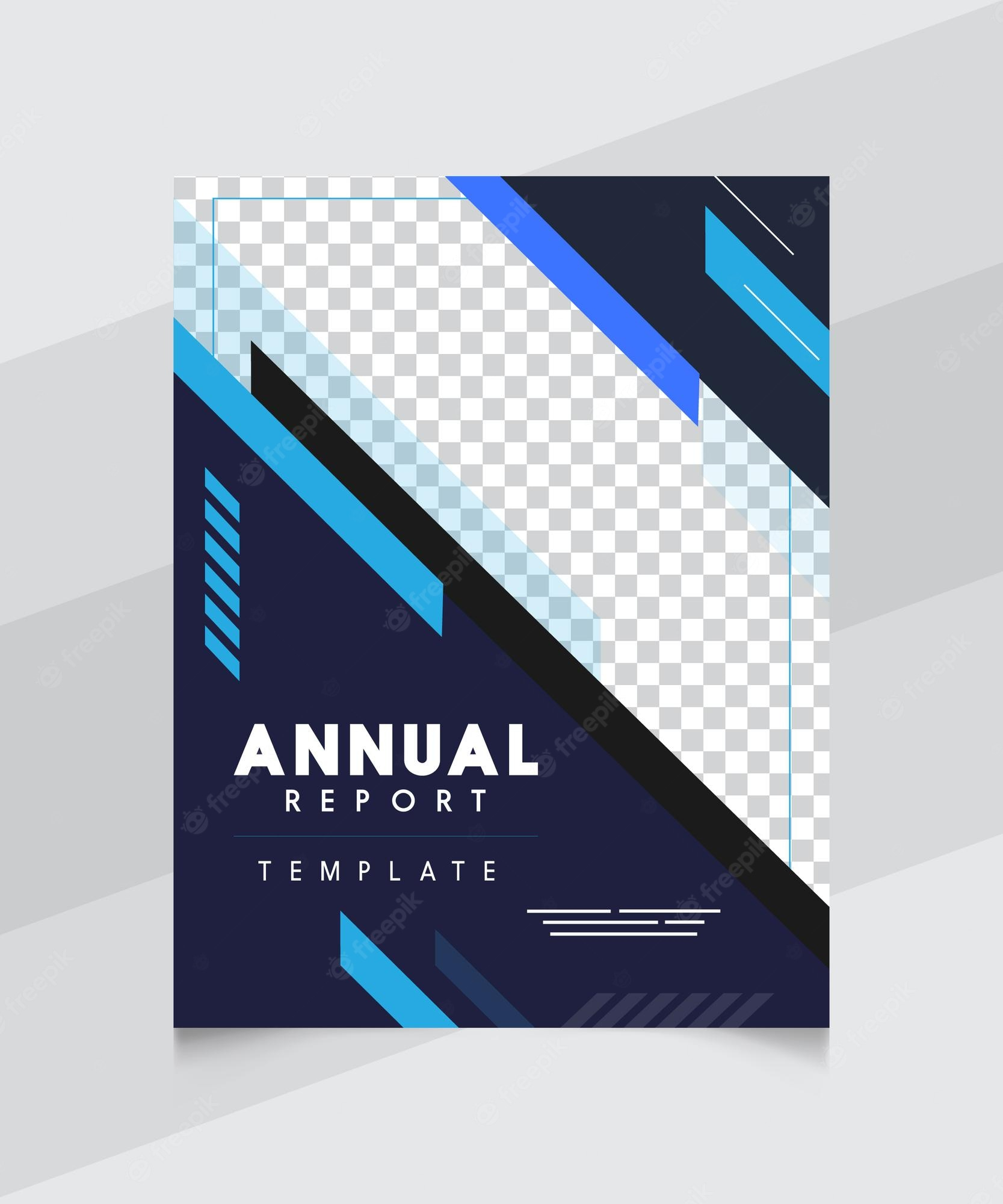 Premium Vector  Annual report illustrator template Throughout Illustrator Report Templates