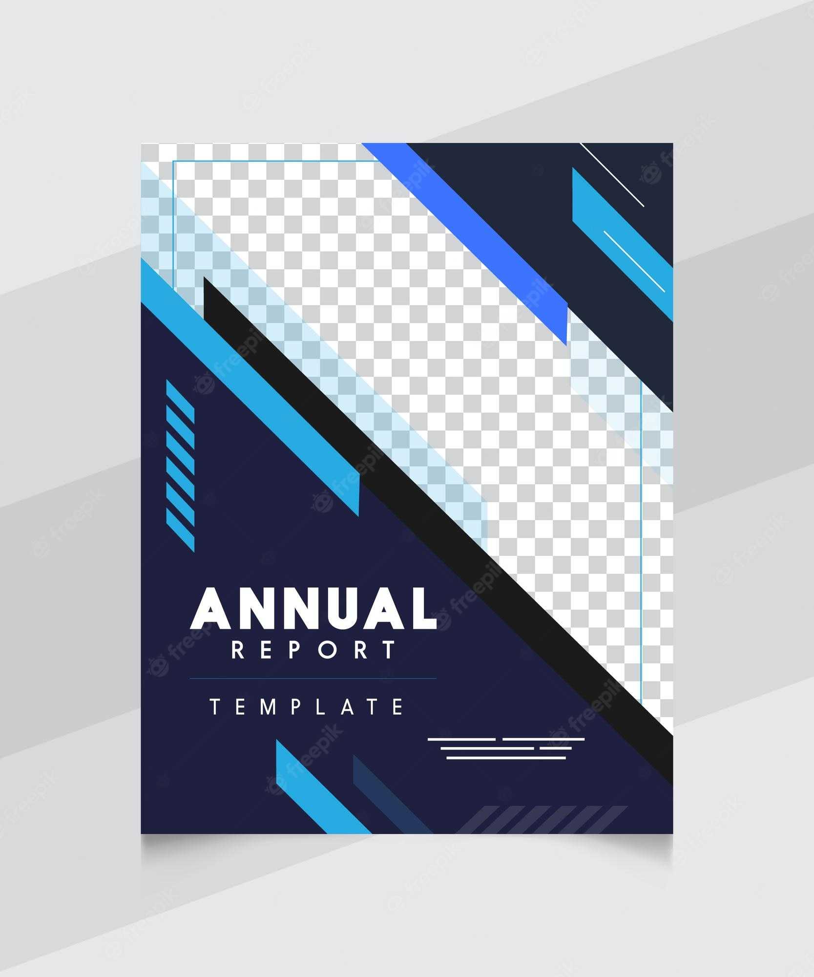 Premium Vector  Annual Report Illustrator Template Throughout Illustrator Report Templates