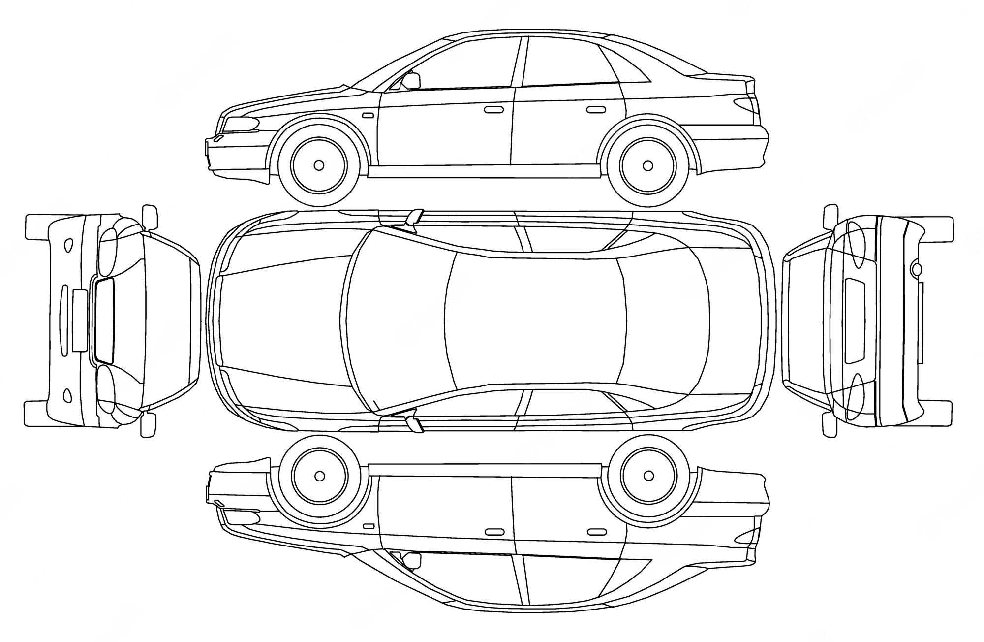 Premium Vector  Car Line Draw Insurance, Rent Damage, Condition  Pertaining To Truck Condition Report Template