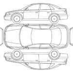 Premium Vector  Car Line Draw Insurance, Rent Damage, Condition  With Regard To Car Damage Report Template