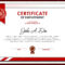 Premium Vector  Certificate Of Employment Blank Template In Certificate Of Employment Template