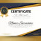 Premium Vector  Certificate Template Design A10 Size Regarding Certificate Template Size