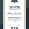 Premium Vector  Certificate Template With Clean And Modern  Inside Qualification Certificate Template
