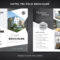 Premium Vector  Luxurious Hotel Trifold Brochure Template Within Hotel Brochure Design Templates