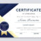 Premium Vector  Modern And Professional Academic Certificate Of  Within Academic Award Certificate Template