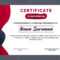 Premium Vector  Modern Certificate Of Participation Template Throughout Free Templates For Certificates Of Participation