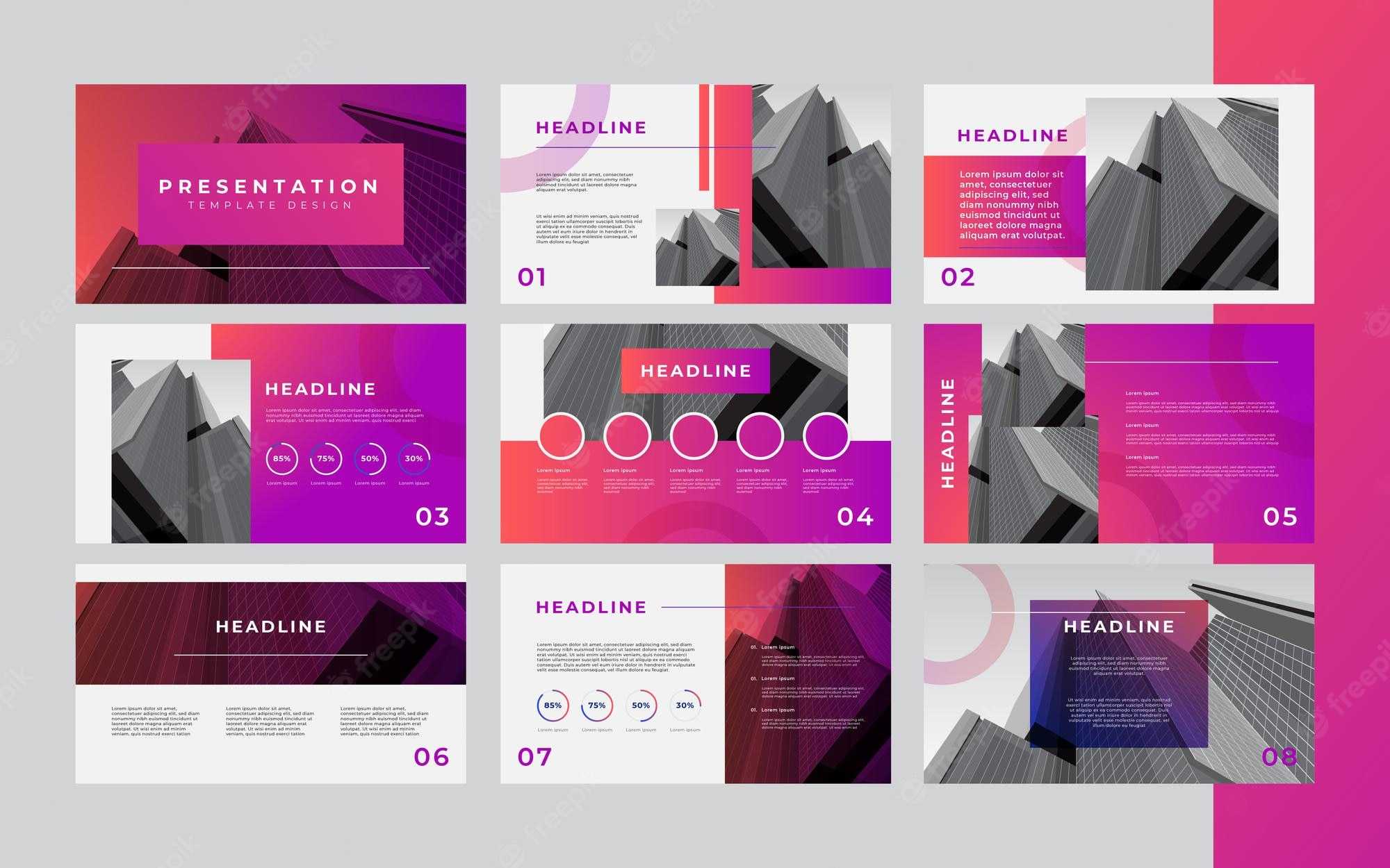 Premium Vector  Powerpoint Presentation Templates For Business  Intended For Keynote Brochure Template