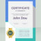 Premium Vector  Successful Project Completion Certificate Design  Regarding Certificate Template For Project Completion