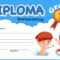 Premium Vector Swimming Diploma Certificate Template Regarding Swimming Certificate Templates Free