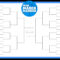 Printable 10 Team Bracket For The Second Round Of March Madness  Intended For Blank Ncaa Bracket Template