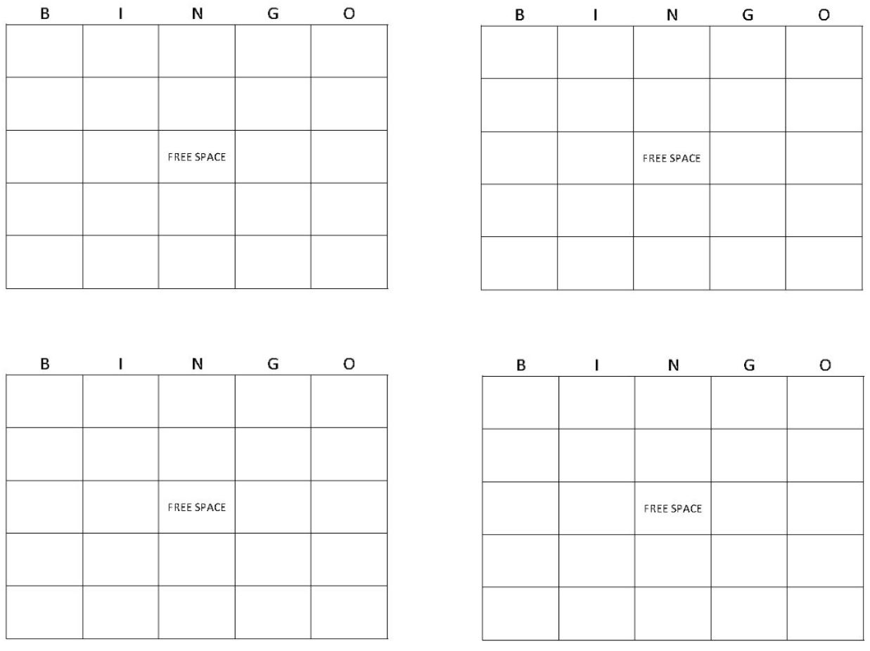 Printable Bingo Cards  Get Bingo Cards Here With Blank Bingo Card Template Microsoft Word