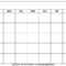 Printable Blank Calendar Templates – Wiki Calendar In Blank One Month Calendar Template