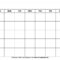 Printable Blank Calendar Templates – Wiki Calendar Intended For Blank Calander Template