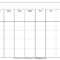 Printable Blank Calendar Templates – Wiki Calendar Intended For Blank One Month Calendar Template