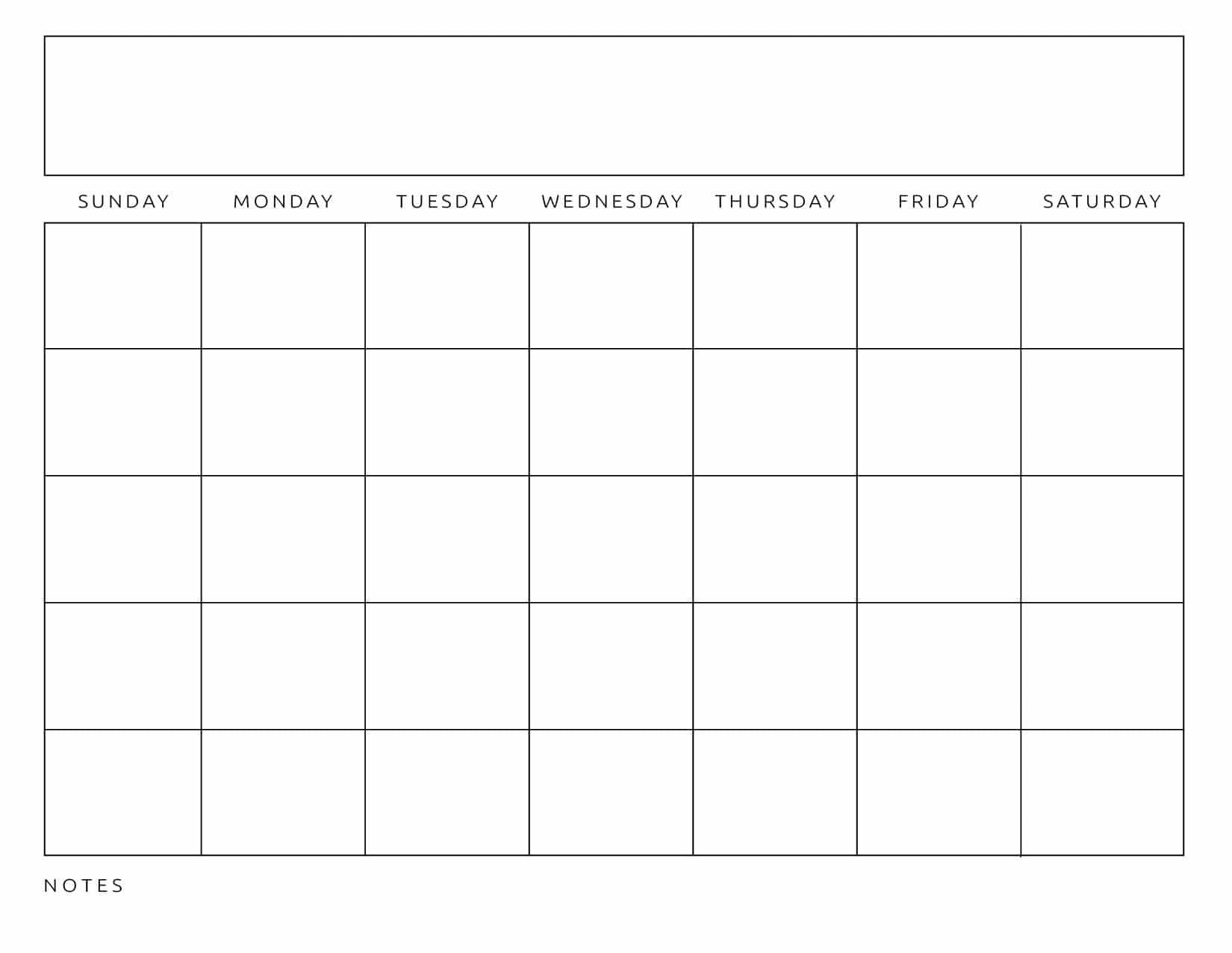 Printable Blank Calendar Templates - World of Printables Pertaining To Full Page Blank Calendar Template