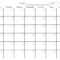 Printable Blank Monthly Calendar  Activity Shelter Pertaining To Blank Activity Calendar Template