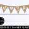 Printable Burlap Oh Boy Baby Shower Banner Template Boy Baby – Etsy