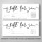Printable Gift Certificate Template Gift Card Maker Simple – Etsy