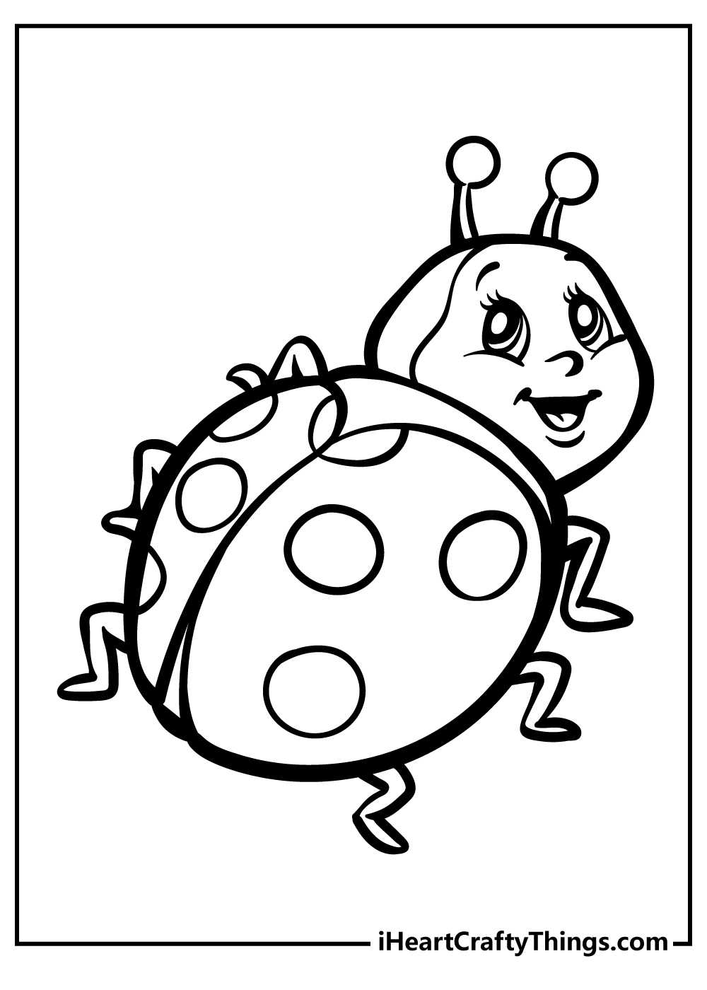 Printable Ladybug Coloring Pages (Updated 10) Pertaining To Blank Ladybug Template