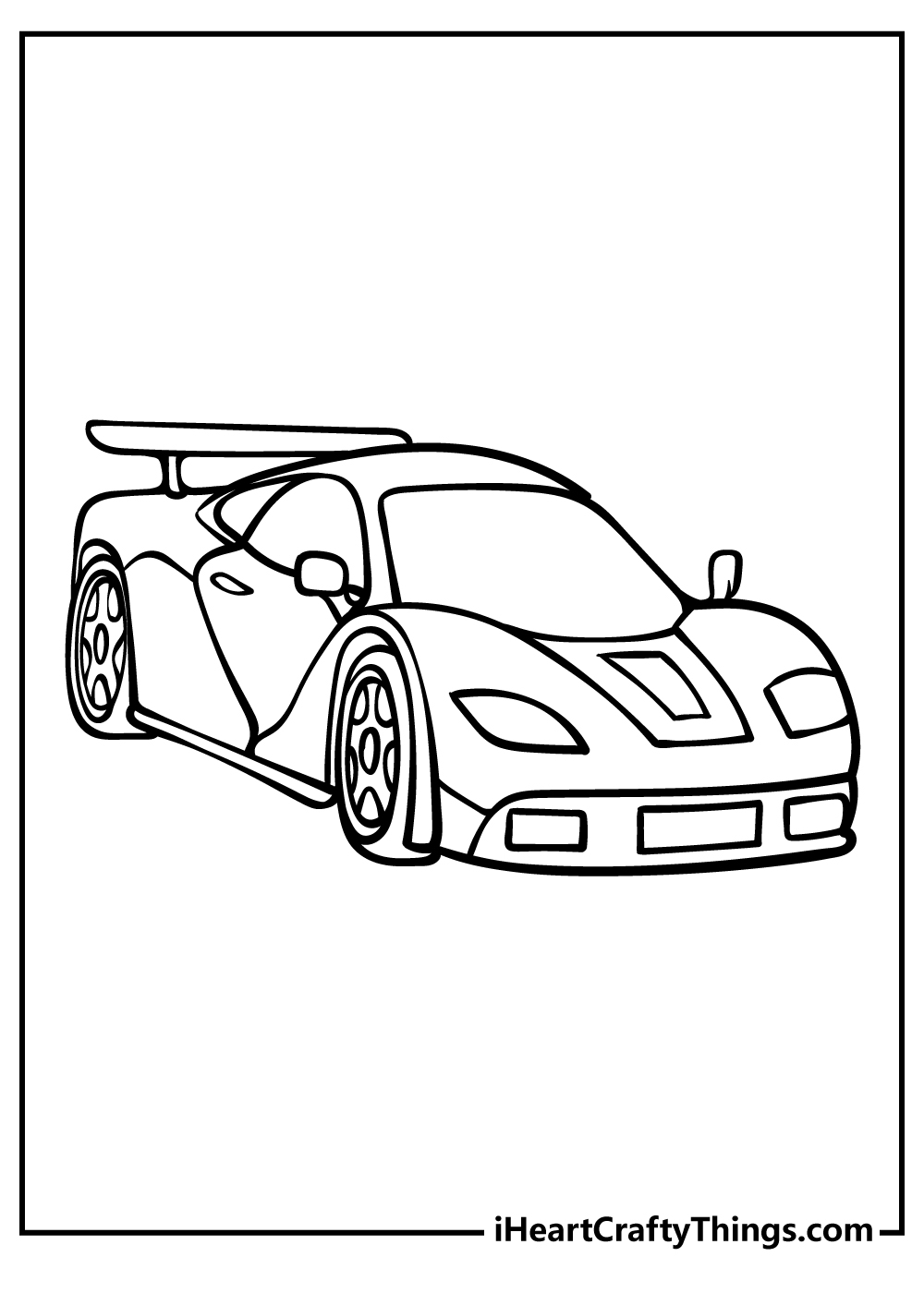 Printable Race Car Coloring Pages (Updated 10) Within Blank Race Car Templates