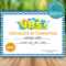 Printable VBS Vacation Bible School Certificate Of Completion DIY  With Vbs Certificate Template