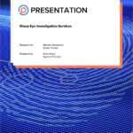 Private Eye Investigation Services Sample Proposal – 10 Steps Pertaining To Private Investigator Surveillance Report Template