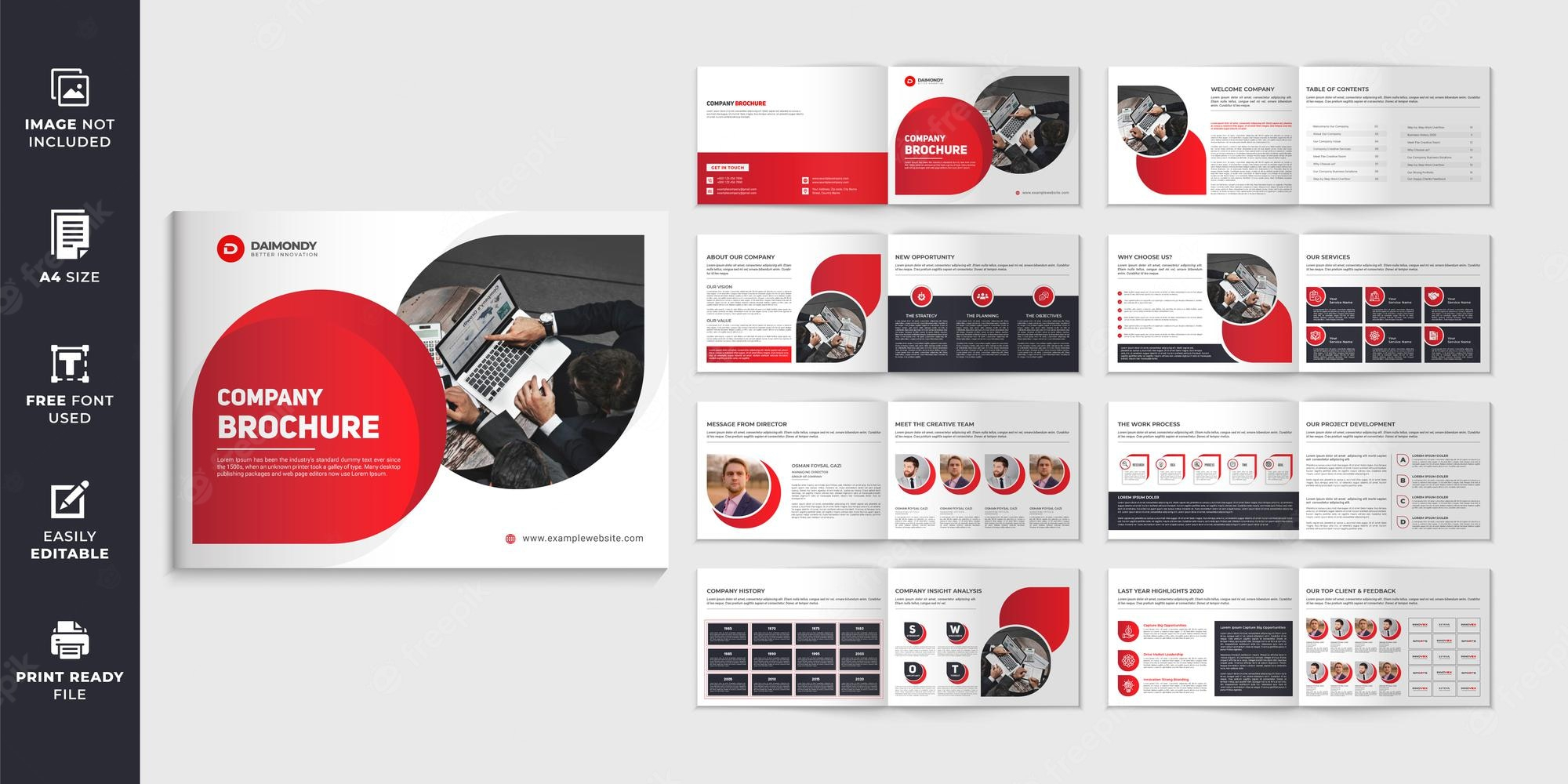 Product brochure Vectors & Illustrations for Free Download  Freepik Pertaining To Product Brochure Template Free