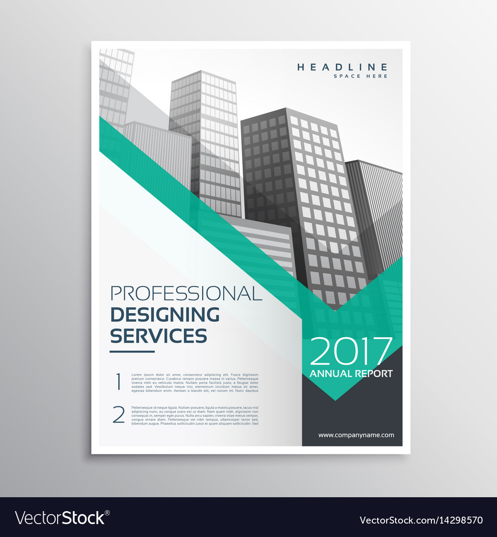 Professional brochure or leaflet template design Vector Image With Professional Brochure Design Templates
