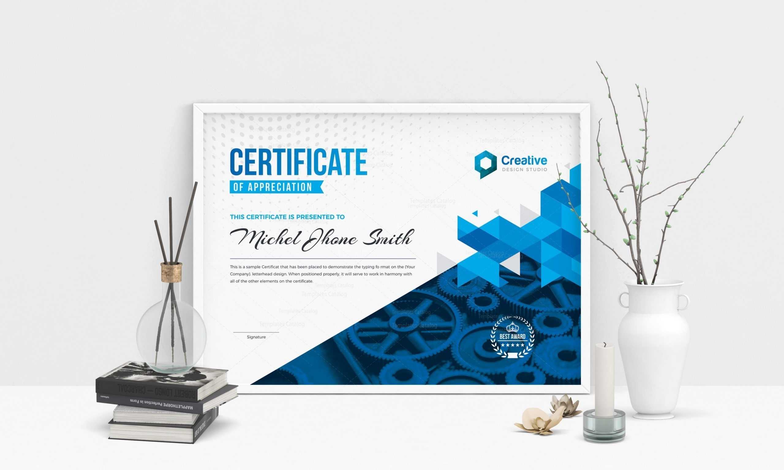 Professional Landscape Certificate Design Template 10 – Template Catalog Pertaining To Landscape Certificate Templates