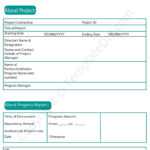 Progress Report Template Blank Printable [PDF, Excel & Word] Pertaining To It Progress Report Template