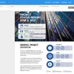 Progress Report Templates By Venngage In Reporting Website Templates