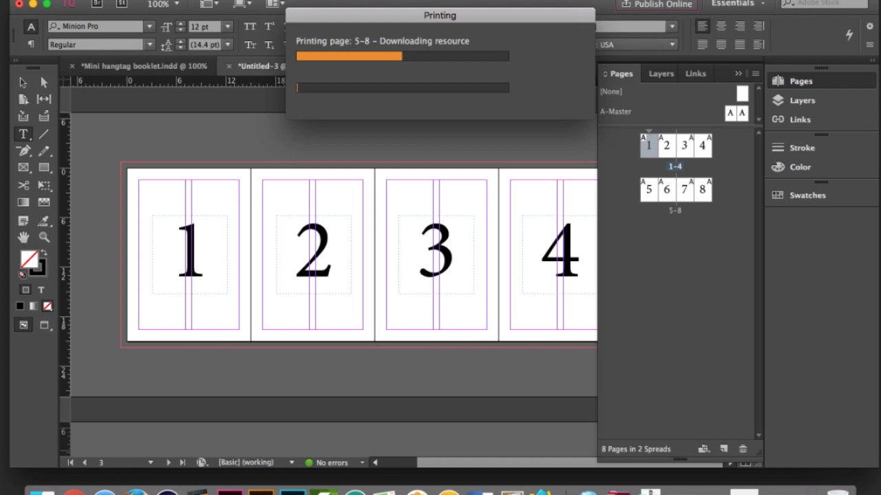 Project 10 - Gate, Roll, Accordion & Calendar Formats using InDesign