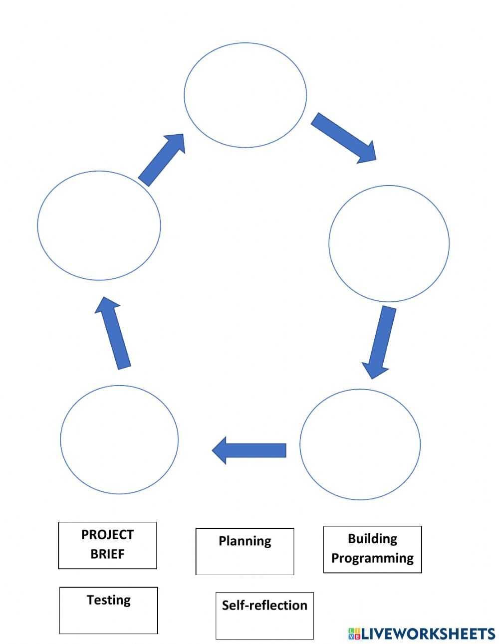 Project brief worksheet Regarding Blank Food Web Template