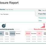 Project Closure Powerpoint Presentation Slides  Presentation  Within Test Closure Report Template