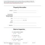 Property Inspection Checklist – Checklist In Home Inspection Report Template