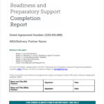 Readiness And Preparatory Support Completion Report Template  In Technical Support Report Template