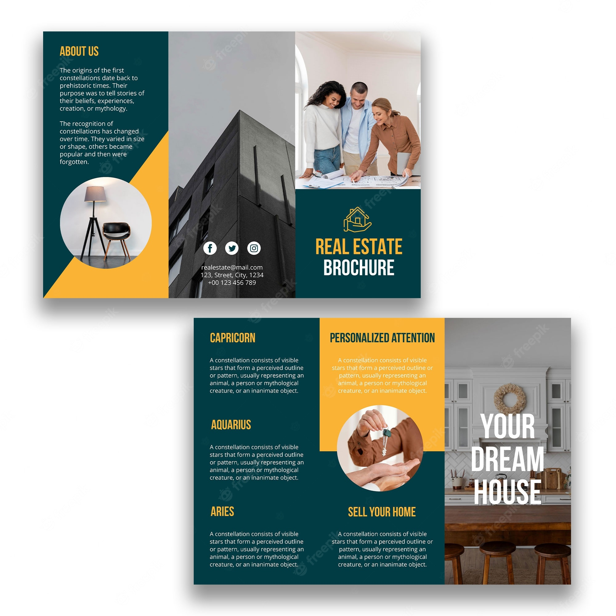 Real estate brochure Images  Free Vectors, Stock Photos & PSD Inside Real Estate Brochure Templates Psd Free Download