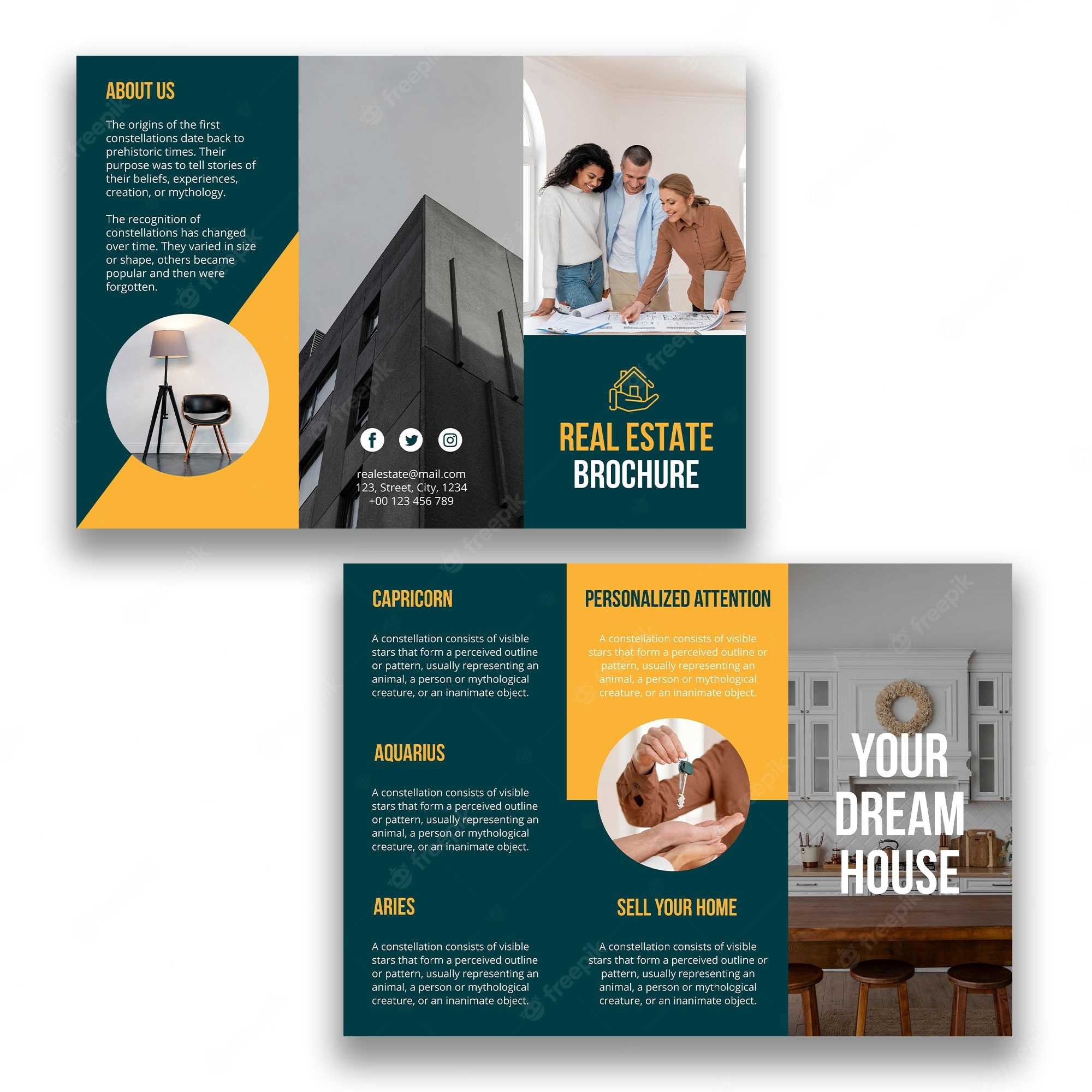 Real Estate Brochure Images  Free Vectors, Stock Photos & PSD Inside Real Estate Brochure Templates Psd Free Download