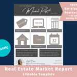 Real Estate Market Report Template: A Visual Market Report In – Etsy Pertaining To Real Estate Report Template