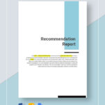 Recommendation Report Template – Google Docs, Word, Apple Pages  Inside Recommendation Report Template