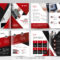 Red Corporate Business Brochure Template For Membership Brochure Template