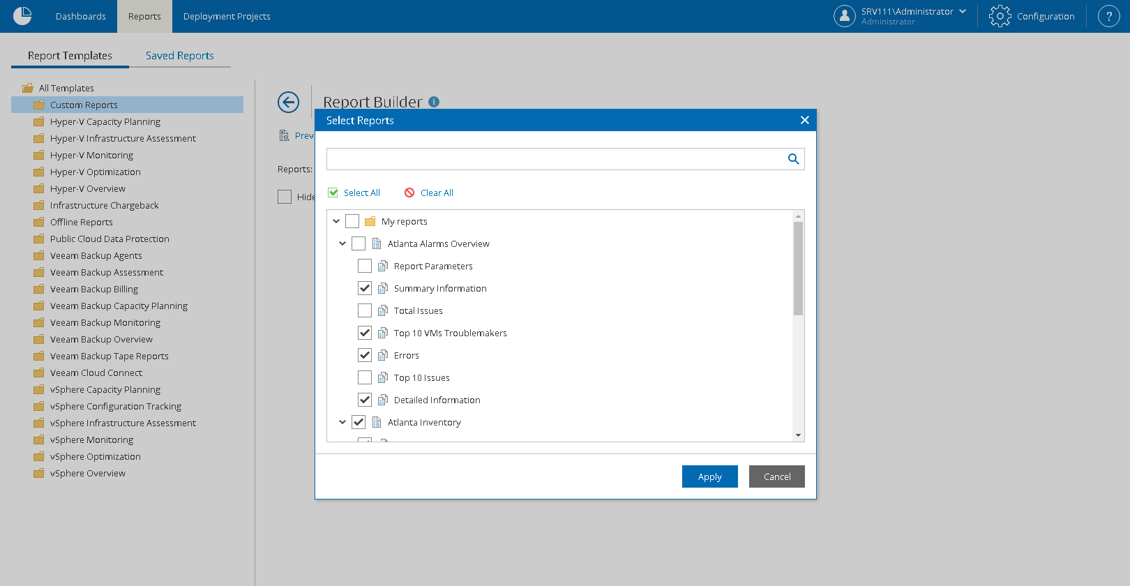 Report Builder – Veeam ONE Reporting Guide In Report Builder Templates