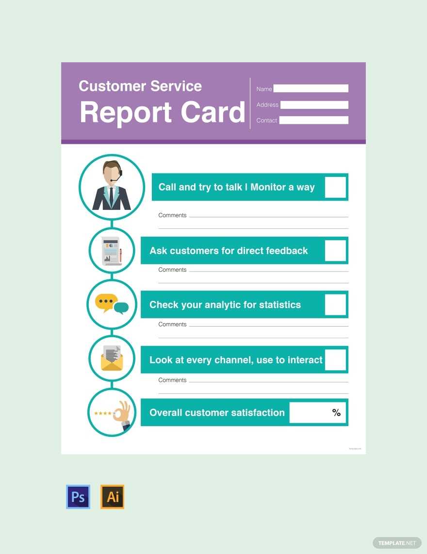 Report Cards Templates - Format, Free, Download  Template