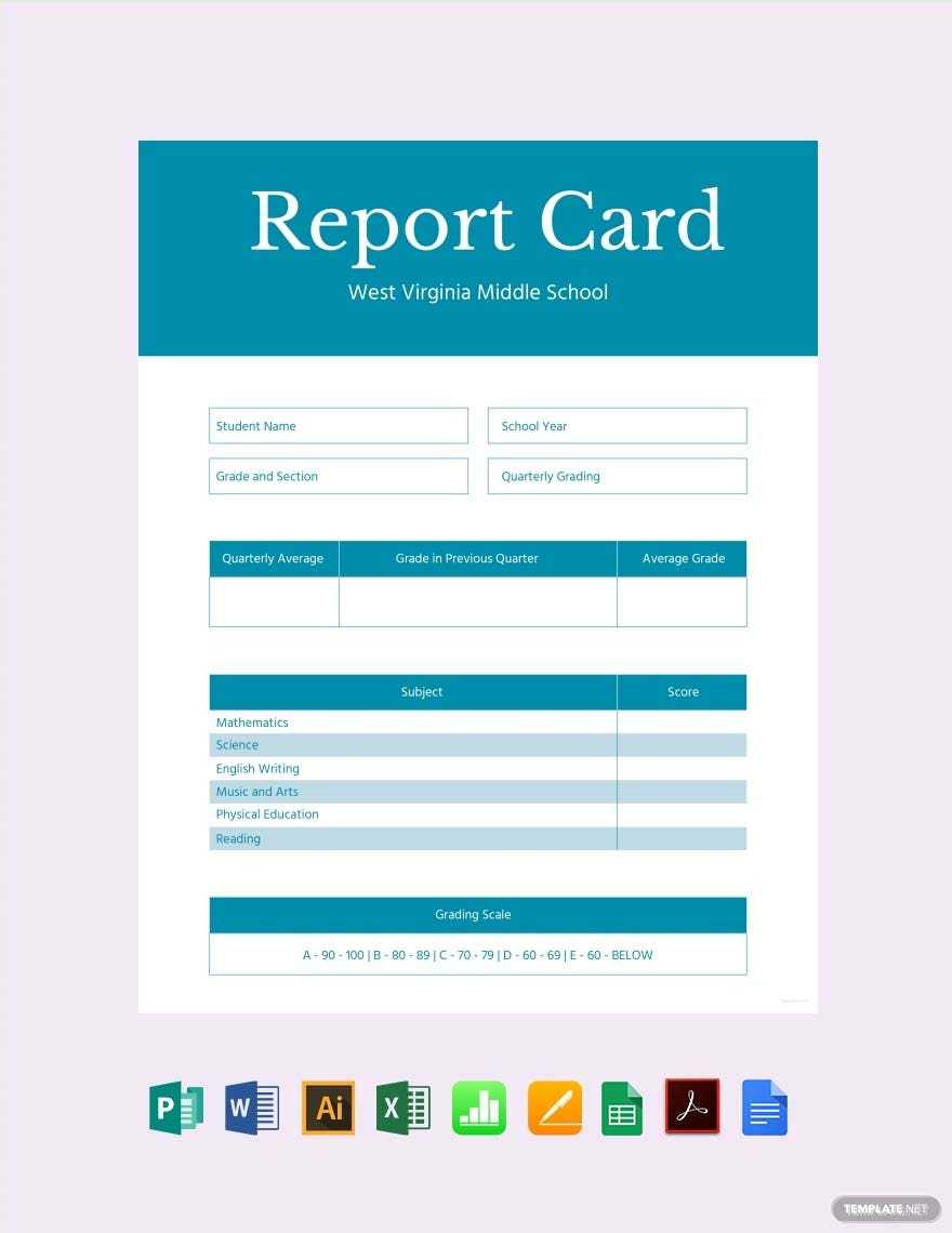 Report Cards Templates - Format, Free, Download  Template.net