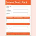 Report Cards Templates Pdf – Format, Free, Download  Template