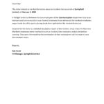 Report Letter Templates – Format, Free, Download  Template